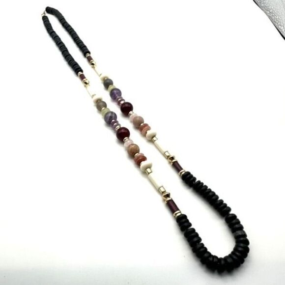 Stella & Dot Genevieve Tassel Necklace Beaded Layered Multi-Strand Tribal office - Picture 3 of 9